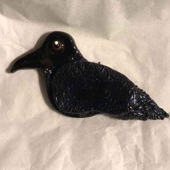 Alaskan Raven Ornament - Picture 1 of 4